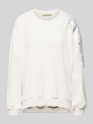 Sweatshirt mit Paillettenbesatz von Smith and Soul Grau - 32