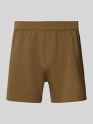 Boxershorts mit elastischem Label-Bund von SLG Grau - 15