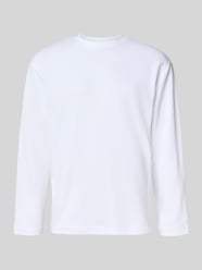 Loose fit shirt met lange mouwen van katoenmix, model 'LOOSEOSCAR' van SELECTED HOMME - 3