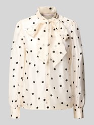 Regular Fit Schluppenbluse mit durchgehender Knopfleiste von Christian Berg Woman Selection Pink - 37