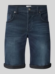 Szorty jeansowe z prostą nogawką i 5 kieszeniami model ‘Chicago’ od Mustang - 12