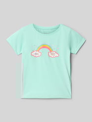 T-shirt met motiefprint van Blue Seven - 7