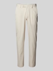 Anzughose mit Bundfalten Modell 'parma' von Mango Beige - 4