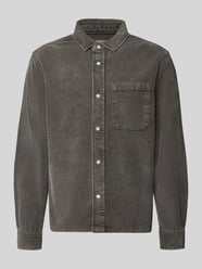 Koszula casualowa o pudełkowym kroju z sztruksu model 'WOOD' od Redefined Rebel - 43