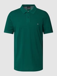 Poloshirt mit Label-Stitching von Christian Berg Men Grün - 42