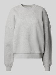 Essentials sweatshirt met ronde hals  van Review Grijs / zwart - 22