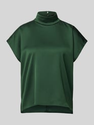 Bluse mit Stehkragen Modell 'ALARIA' von Drykorn Grün - 4