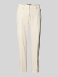 Slim Fit Stoffhose mit Bügelfalten Modell 'KATHREEN' von Cambio Beige - 19