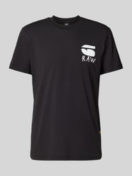 T-Shirt mit Rückenprint Modell 'Burger' von G-Star Raw Schwarz - 45