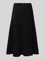 Rok in A-lijn van gekookte scheerwol, model 'VICENA' van BOSS - 41