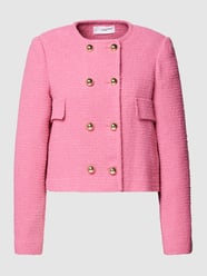 Cropped Blazer in Bouclé-Optik von Mango - 36