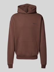 Hoodie mit Label-Detail von REVIEW Braun - 3