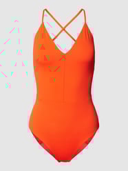 Badpak met labeldetail van Mymarini Rood - 15