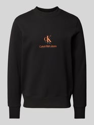 Sweatshirt aus reiner Baumwolle  mit Stehkragen von Calvin Klein Jeans - 10