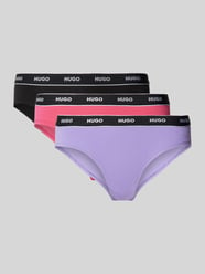 Slip mit elastischem Label-Bund im 3er-Pack von HUGO Pink - 44