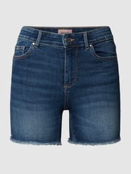 Jeansshorts met labelpatch van Only Blauw / turquoise - 37