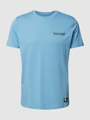 T-Shirt aus reiner Baumwolle Modell 'Palm' von QS by s.Oliver  Blau - 11