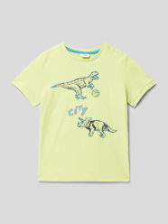 T-Shirt mit Motiv-Print von s.Oliver RED LABEL Grün - 38