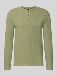 Regular Fit Longsleeve mit Knopfleiste von MCNEAL - 8