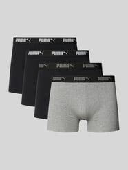 Boxershorts mit elastischem Logo-Bund im 4er-Pack von Puma - 4