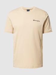 T-Shirt mit Label-Print von CHAMPION Beige - 44
