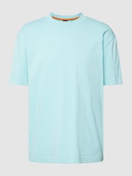 T-Shirt mit Stehkragen Modell 'TEETIMM' von BOSS Orange Grün - 4