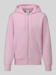Regular Fit Sweatjacke aus Baumwoll-Mix von Nike Pink - 3