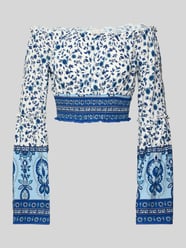 Cropped Blusentop aus Viskose im Off-Shoulder-Look von Apricot - 17