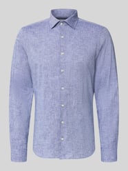 Slim Fit Freizeithemd mit Leinen-Anteil von ROY ROBSON - 18