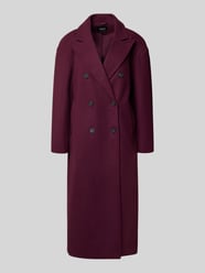 Regular fit trenchcoat met gepunte reverskraag, model 'BLAKE LIFE' van Only Bordeaux - 43