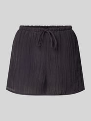 Regular Fit Shorts in Crinkle-Optik von Gina Tricot Schwarz - 24