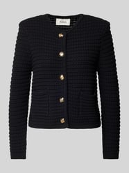 Cardigan mit Strukturmuster Modell 'GASPARD' von Bash Schwarz - 40