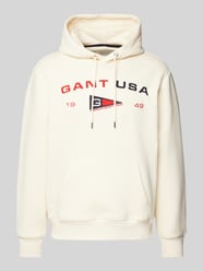 Hoodie mit Label-Print von Gant - 41