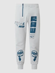 Sweatbroek met logoprints, model 'Sobiru' van G-Star Raw Grijs / zwart - 25