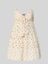 Minikleid mit Volantsaum und Spaghettiträgern von REVIEW - 1
