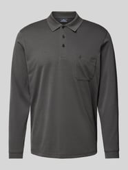 Regular fit poloshirt met borstzak van RAGMAN Grijs / zwart - 32