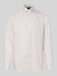 Regular Fit Businesshemd aus reiner Baumwolle mit Kentkragen von OLYMP Beige - 24