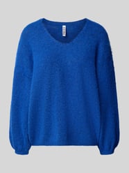 Pullover Modell 'PCALLIE' mit V-Ausschnitt von PIECES - 48