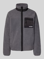 Sweatjack met opstaande kraag van REVIEW - 23