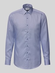 Koszula biznesowa o kroju slim fit z kołnierzykiem typu kent od ETERNA SLIM FIT - 3