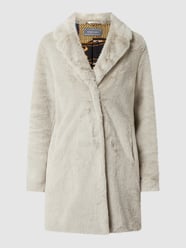 Lange jas van imitatiebont  van White Label Beige - 36