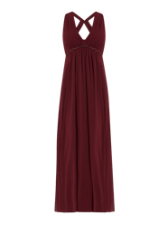 Abendkleid mit gekreuzten Trägern  von Jake*s Cocktail Rot - 28