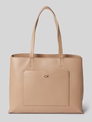 Handtasche mit Label-Detail Modell 'DAILY' von CK Calvin Klein Beige - 30
