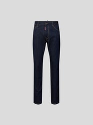 Straight Fit Jeans mit Knopfverschluss von Dsquared2 Blau - 13