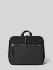 Kulturtasche mit Label-Details Modell 'Blanc Delight' von bugatti - 10