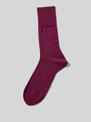 Socken mit Label-Schriftzug Modell 'Tiago' von Falke Lila - 44