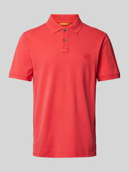 Regular Fit Poloshirt mit Logo-Stitching von camel active Orange - 13