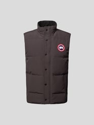 Daunenweste mit Brand-Detail von Canada Goose Grau / Schwarz - 5