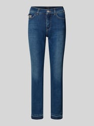 Jeansy o kroju slim fit z 5 kieszeniami od Marc Cain - 2