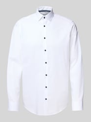 Regular Fit Business-Hemd mit Knopfleiste von Jake*s - 21
